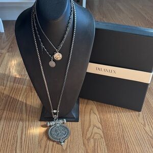 Dylanlex Silver Lola Layered Necklace